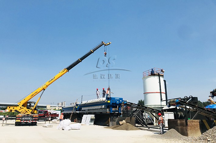 土壤淋洗设备安装现场