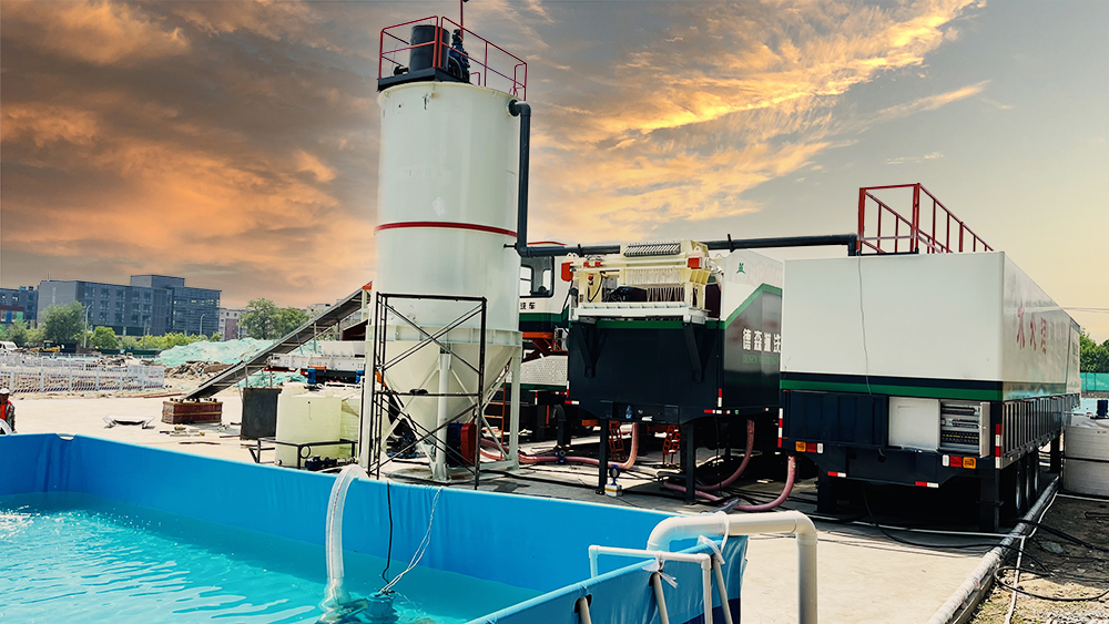 Vsport淋洗车北京某地作业现场